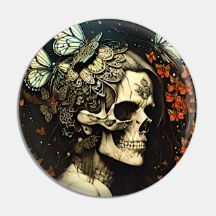 Day of the Death lady Pin