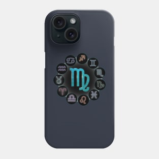 Virgo/The Virgin Zodiac Symbol. Phone Case