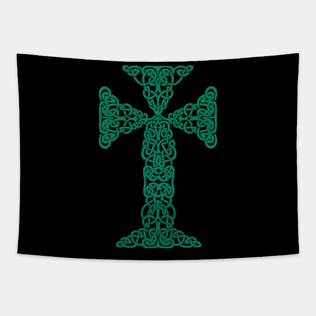 celtic  cross Tapestry by Love My..