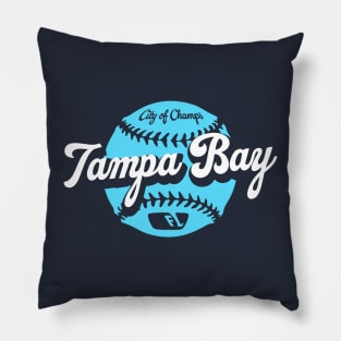 Tampa Bay Baseball Pillow