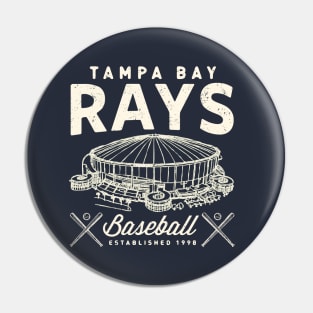 Tampa Bay Rays 1 by Buck Tee Originals Pin