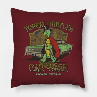 Tophat Turtle's Car Wash 1982 Pillow