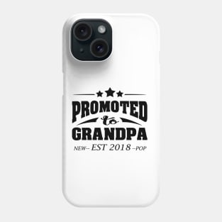 'Promoted to Grandpa' Pleasant Fathers Day Gift Phone Case