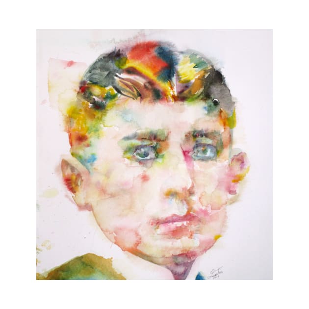 FRANZ KAFKA watercolor portrait .1 by lautir