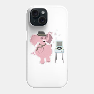 Retro Pink Elephant Phone Case