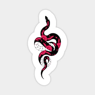 Flower snake 1 Magnet