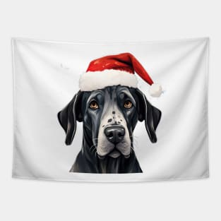 Great Dane Christma Tapestry