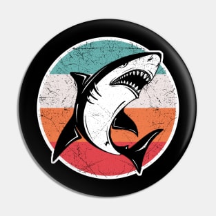 Vintage Retro Shark Pin