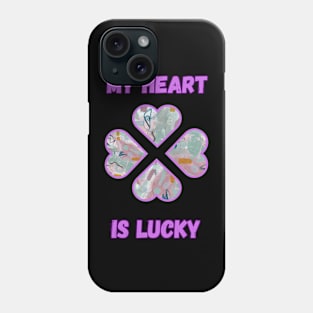 Art Acrylic artwork abstract Valentine Heart Phone Case