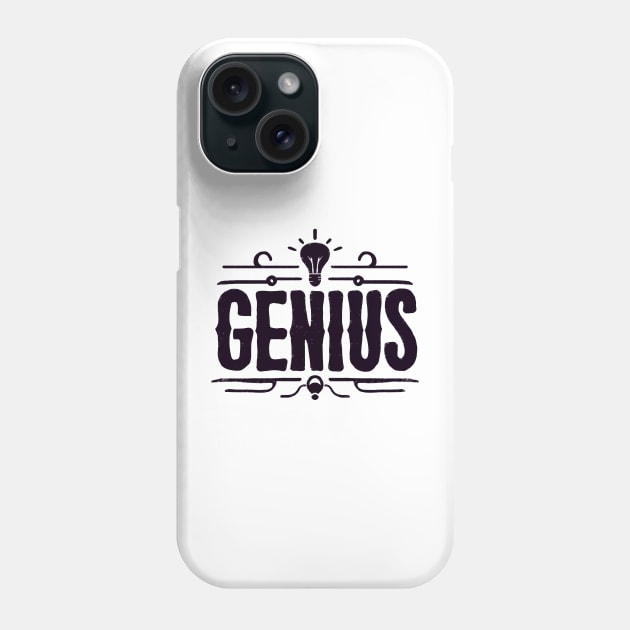 Genius Phone Case by CreativeSage