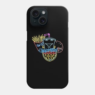 Aqua Teen neon style Phone Case