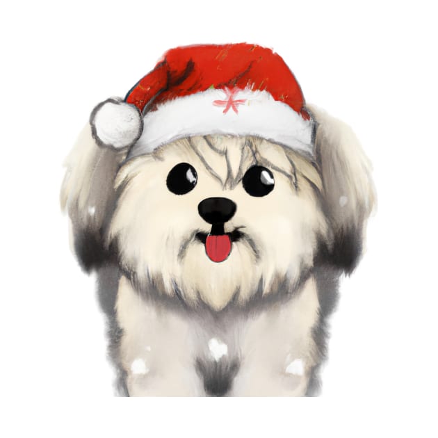 Cute Havanese Drawing by Play Zoo