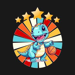 basketball dino - hoops glory T-Shirt