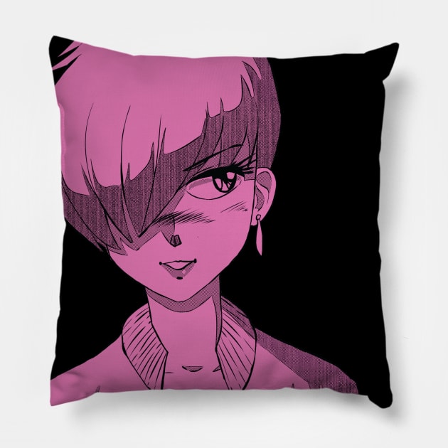 Cool Girl Pillow by PaintItBlak