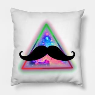 Mustache the Universe Pillow