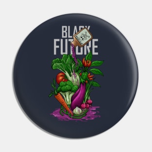 Black future Pin