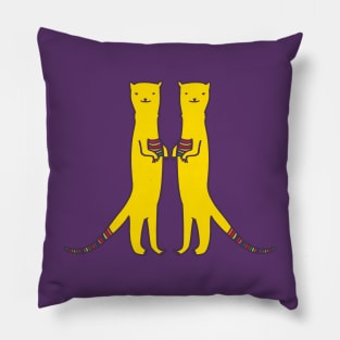 Mongoose Trouble Pillow