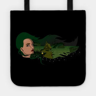 Witch house double explosure Tote