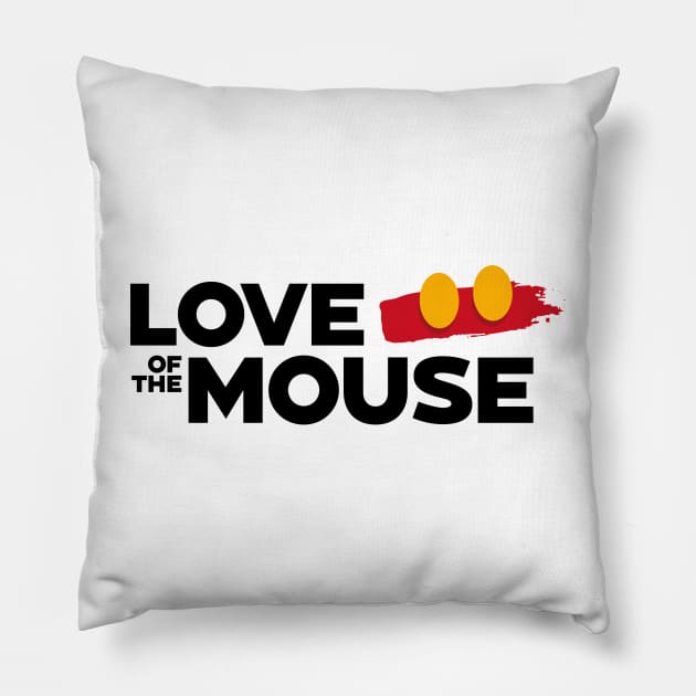 Love of the Mouse - Shorts - Secondary Pillow by Merlino Creative