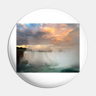 Niagara Falls Sunset Pin