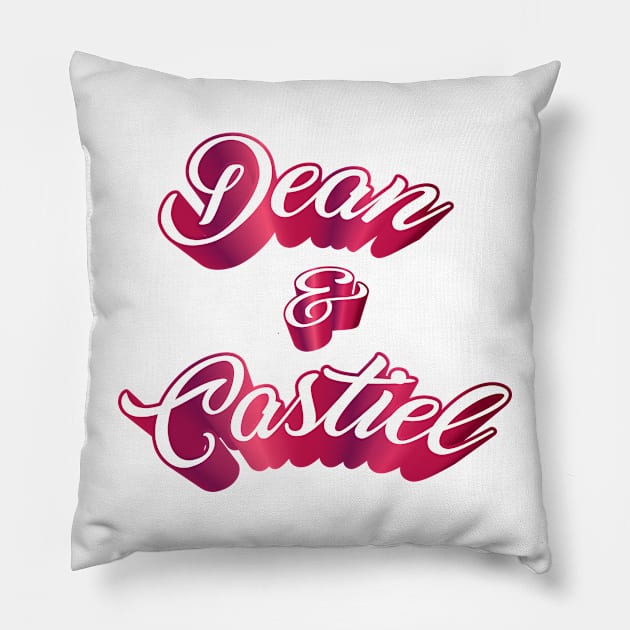 Dean & Castiel Pillow by Sthickers