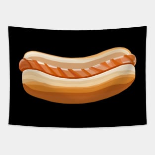 Grilled Hotdog in Bun Tapestry