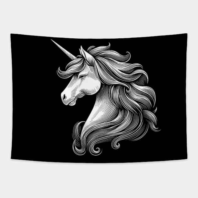 Magical Unicorn Tapestry by Worldengine