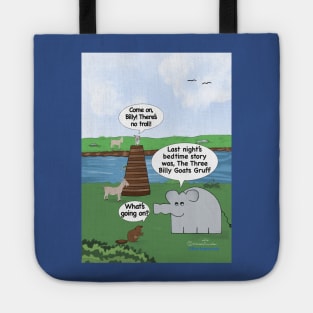 Enormously Funny Cartoons Billy Goat Gruff Tote