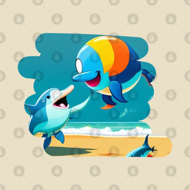 Baby blue dolphin by ShopColDigital