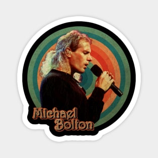 Michael Bolton 90s Retro Vintage Magnet