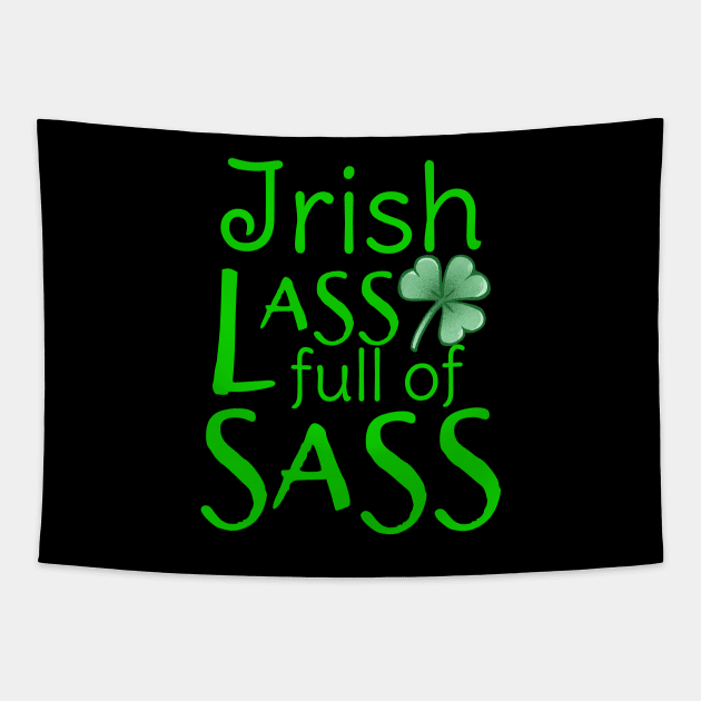 Irish Lass full of Sass Tapestry by souw83