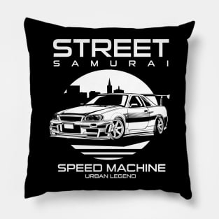 street samurai racer Pillow