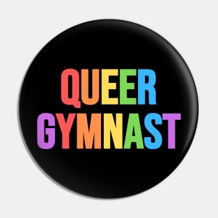 QUEER GYMNAST (Pastel Rainbow) Pin