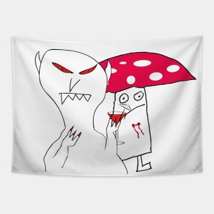 vampire bite amanita muscaria Tapestry