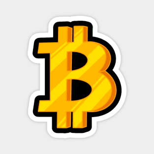 Bitcoin - cryptocurrency inspired Magnet