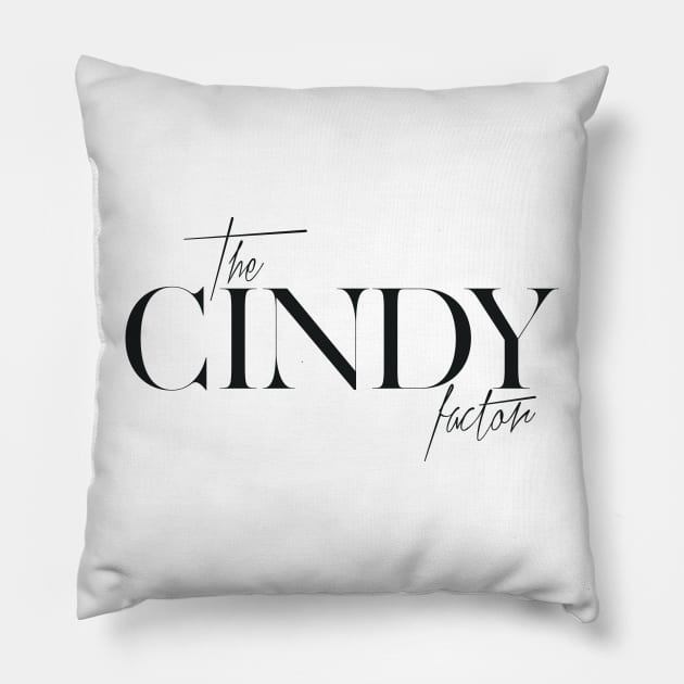 The Cindy Factor Pillow by TheXFactor