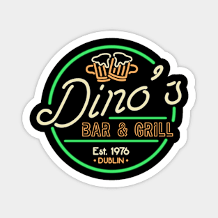 Dino's Bar And Grill Magnet