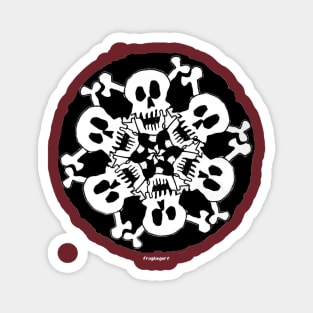 Skull Flake Magnet