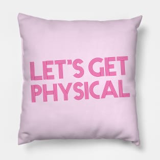 Let's Get Physical /// Olivia Fan Design Pillow