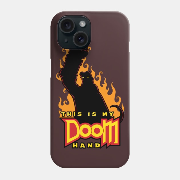 This is My Doom Hand Phone Case by mikehandyart