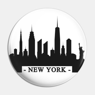 Famous City Tees - New York Pin