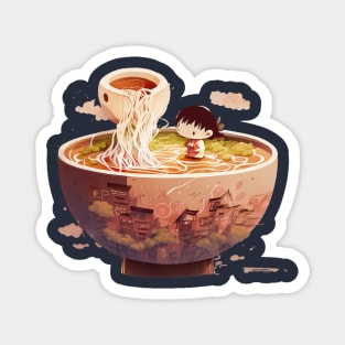 Ramen World in a Bowl Magnet