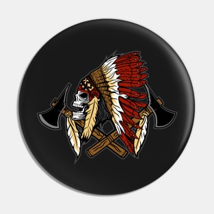 Indian Skull Pin