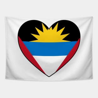 Heart - Antigua and Barbuda _043 Tapestry