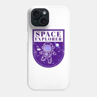 Space Explorer vintage style Phone Case