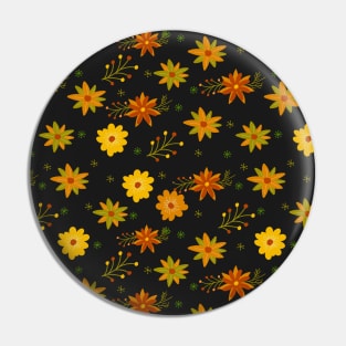 vintage Flower Pattern Pin