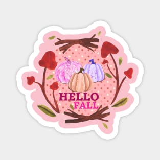 Hello Fall Magnet