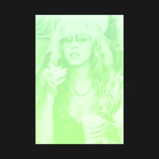 Stevie Nicks mode green T-Shirt