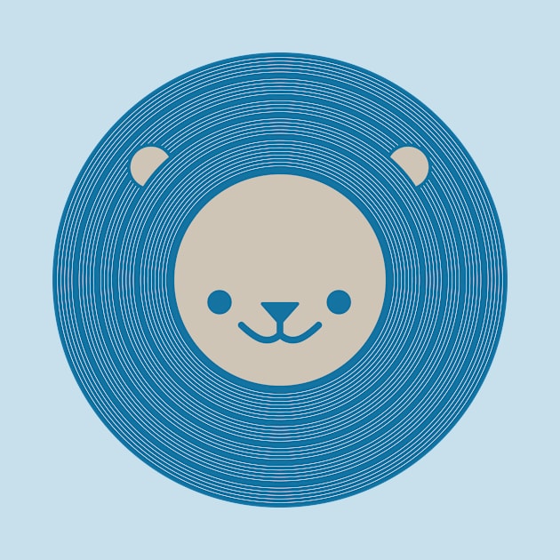 Vinyl Lion (Blue) by SMcGuire