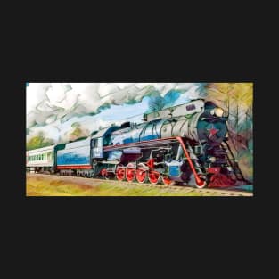 Trans-Siberian Steam Train T-Shirt